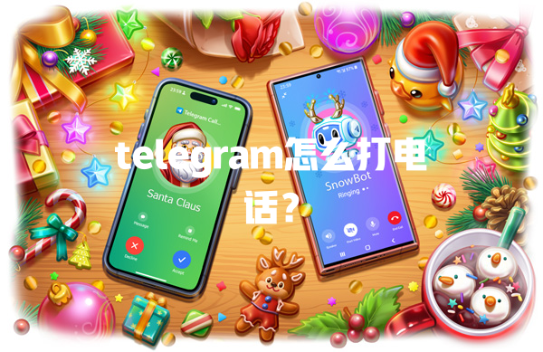 telegram怎么打电话? 一