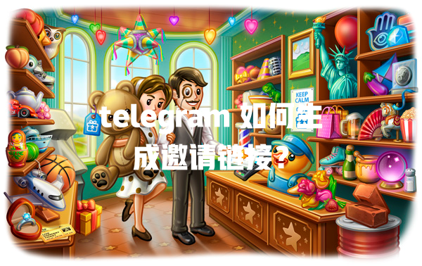 telegram 如何生成邀请链接? 一